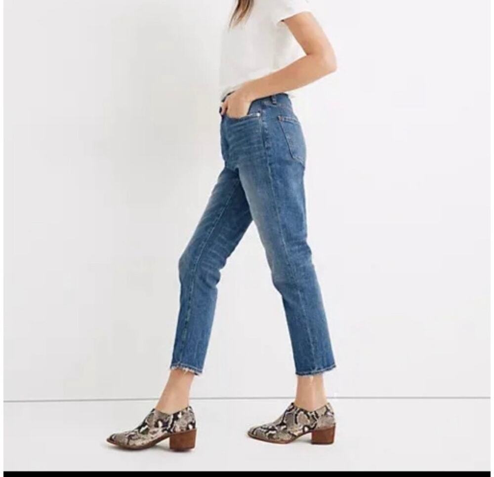 Madewell High Rise Slim Boyjean Jeans 24
